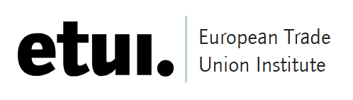 Zu sehen ist das Logo der European Trade Union Institute in schwarz-weiss.